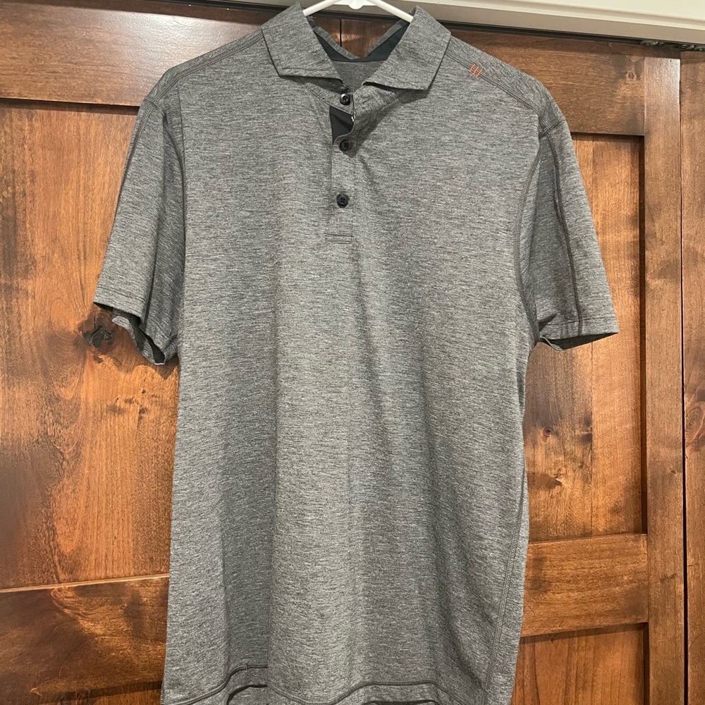 Men's Gray Lululemon Polo Shirt